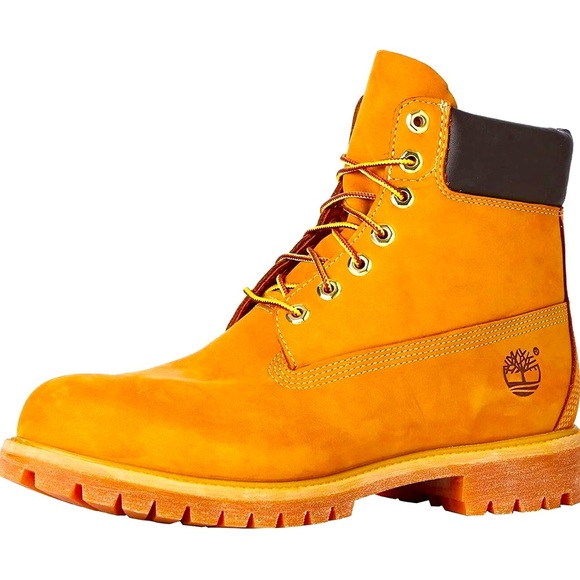 Timberland Waterproof Premium Boots 6” Wheat Nubuck Men Sz 6 Junior New in Box - Picture 4 of 15